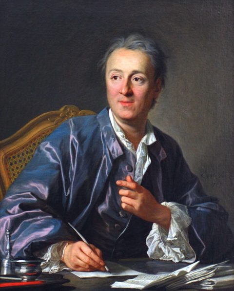 Portrait de Denis Diderot, Lumières (1713-1784)