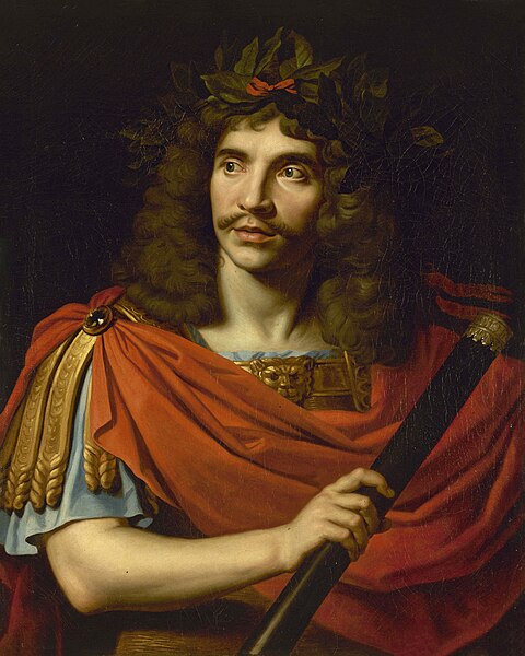 Portrait de Jean-Baptiste Poquelin, dit Molière, Classicisme, comédie (1622-1673)