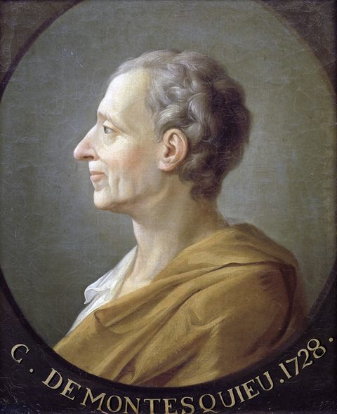 Portrait de Charles-Louis de Secondat, baron de Montesquieu, Lumières (1689-1755)