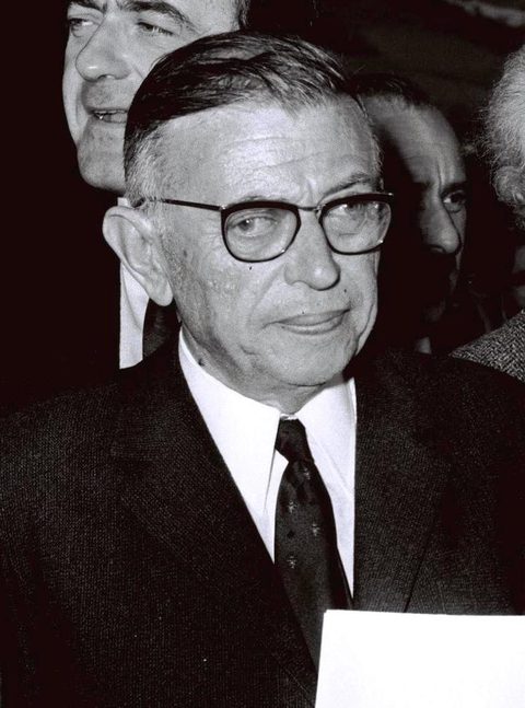 Portrait de Jean-Paul Sartre, Existentialisme (1905-1980)