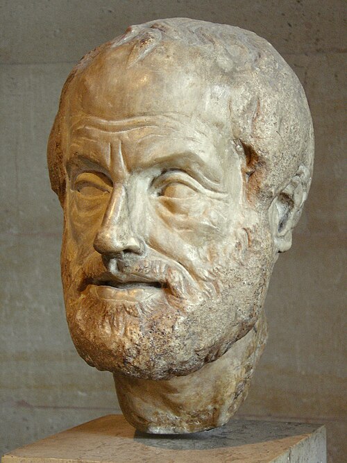 Portrait de Aristote, Péripatétisme (-384, -322)