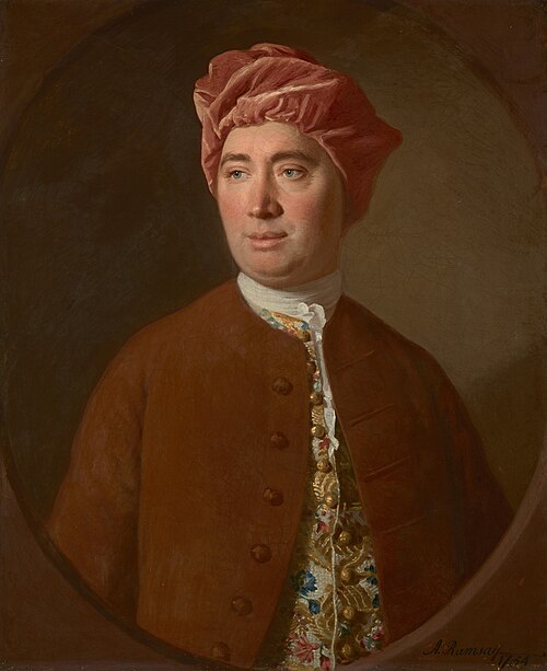 Portrait de David Hume, Empirisme (1711-1776)