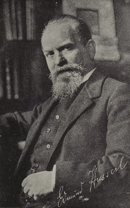 Portrait de Edmund Husserl, Phénoménologie (1859-1938)